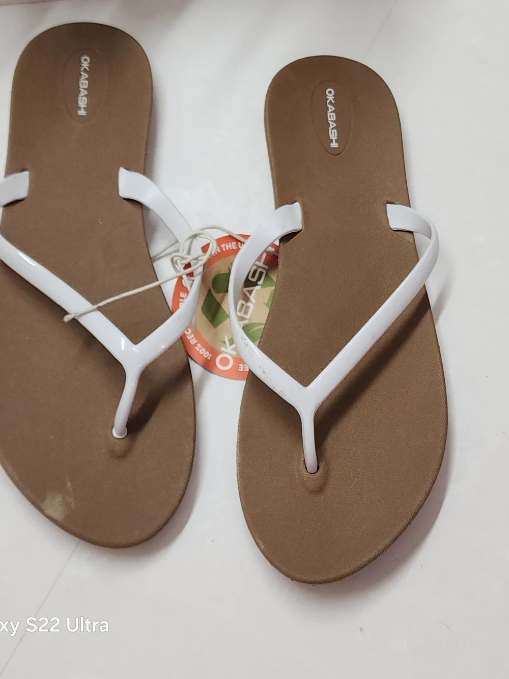 OKA b. Sandal Flip-Flops in White
